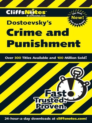 cover image of CliffsNotes on Dostoevsky's Crime and Punishment